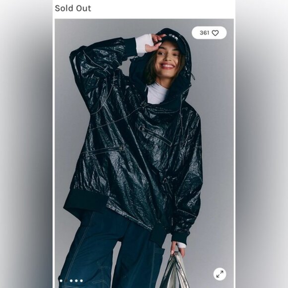 NWOT Free People Movement Rough Rider Tyvek Pullover sz S - Picture 7 of 8